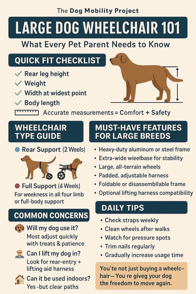  Large dog wheelchair 101, everything a pet parent needs to know before they buy their dog's wheelchair